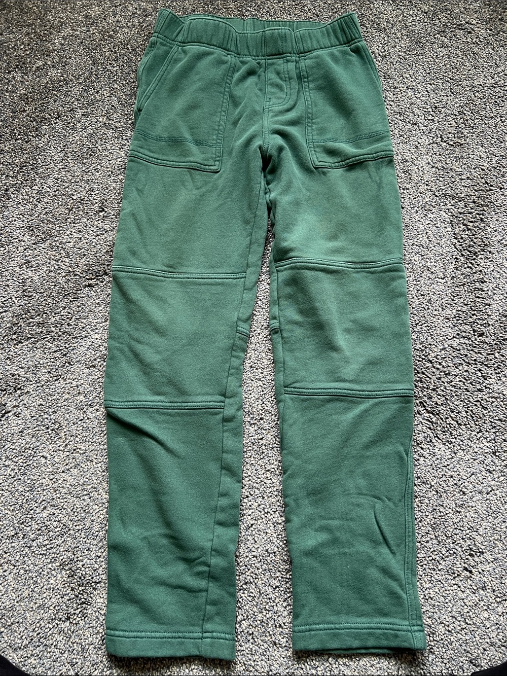 Kids Tea Collection Green Fleece Pull-On Bottoms